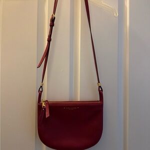 Marc Jacobs Red Crossbody Bag with Gold Hardware